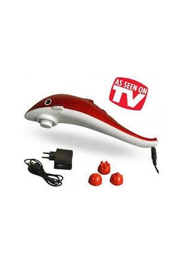 Nordmende 3 Baslıklı Yunus Model Masaj Aleti Nrd 95 Beyaz - Kırmızı