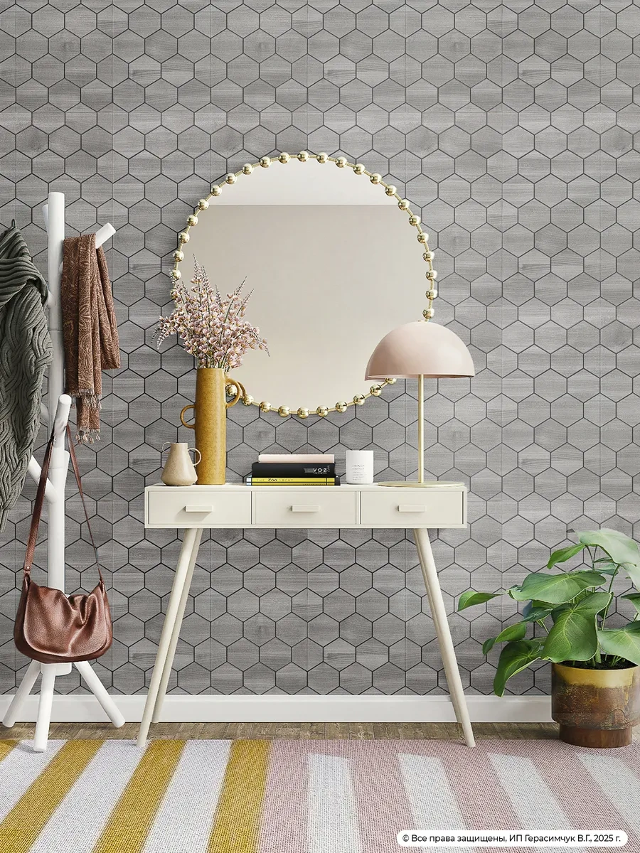 Amodecor Kendinden Yapışkanlı Duvar Paneli 68x68 Cm Pvc Fayans 10 Adet. 321709227