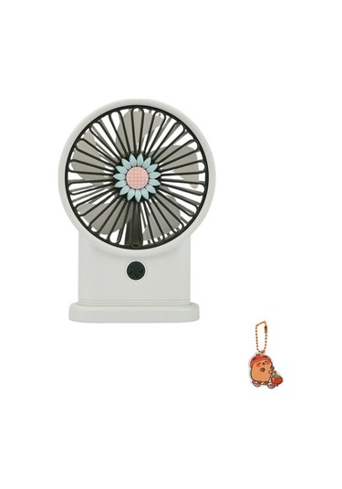 Cacaoayçiçeği Elektrikli Fan Küçük Öğrenci Taşınabilir El Usb Şarjı Uzun Ömrü 1040 Beyaz