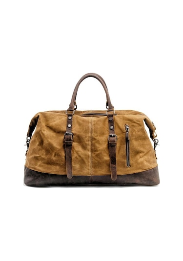 Muchuan Kanvas Kısa Seyahat Çantası Haki