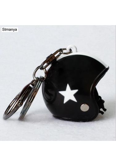 Stmanyayeni Erkekler Motosiklet Kaskı Anahtarlıkları, Parti Hediyesi Ve Aksesuargümüş