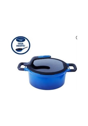 Berghoff Gem Stay Cool Derin Tencere Mavi 24 Cm Tava Hediyeli