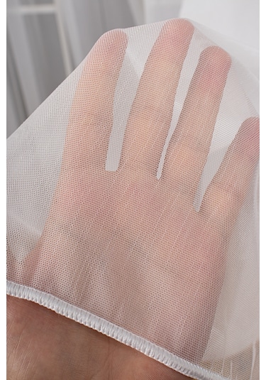 Hafif Keten Armür Düz Tül Perde