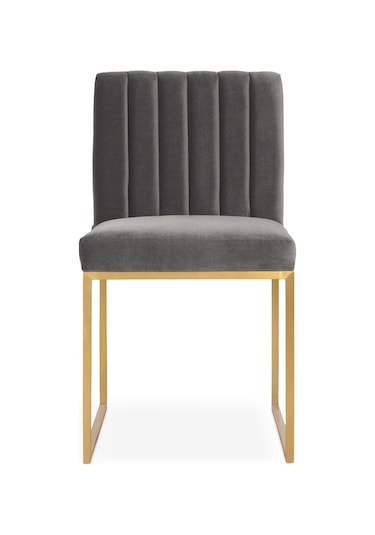 Modern Gold Sandalye Siyah