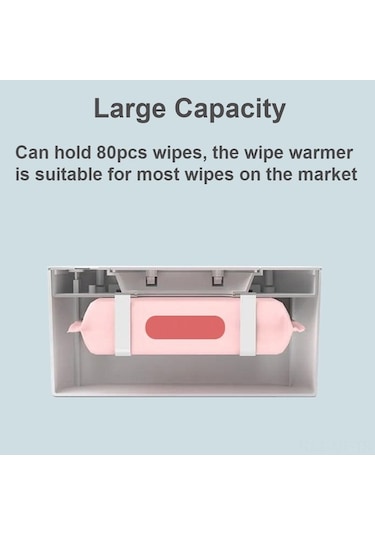 Didadodo Usb Güçlü Bebek Islak Mendil Isıtıcı - Dijital Ekranlı, 45 C, Taşınabilir Küçük Tasarım