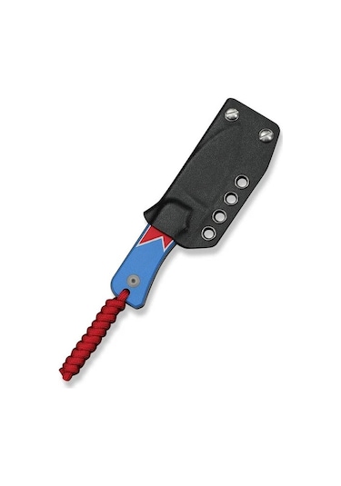 Civivi Baby Banter Fixed Blade - Jump Edition Red / White / Blue G10 Handle Gray Stonewashed Nitro-v Blade Kamp Bıçak Çok Renkli