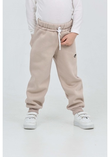 Toontoy Erkek Çocuk T Nakışlı Eşofman Alt Bej