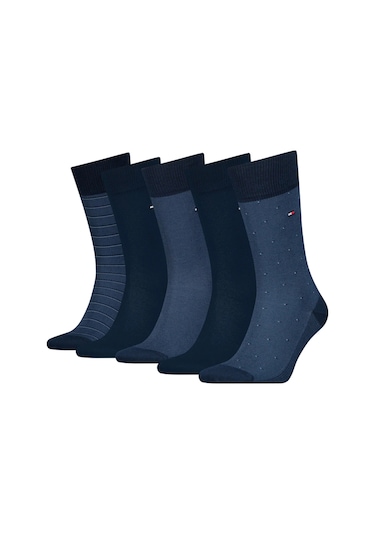 Tommy Hilfiger Tommy Hılfıger Erkek 5'li Çorap 701224442-001 701224442-001 Çok Renkli