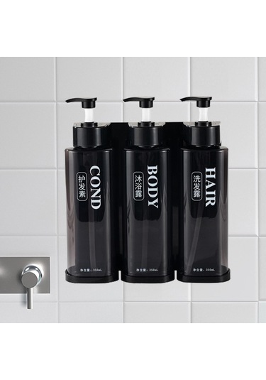 Suntek Magideal Doldurulabilir Pompa Şişesi 3 Kafa Koyu Kahverengi