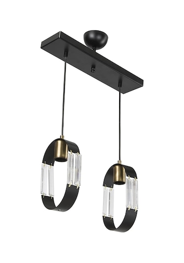 Nova 2li Sıralı Sarkıt Avize Çok Renkli