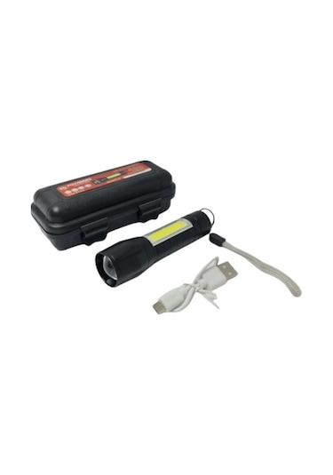Powerdex Pd-5568 Plus Usb Şarjlı Mini El Feneri - Powerdex Siyah
