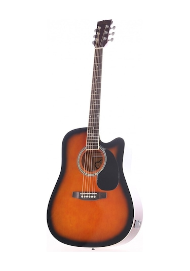 F650n-sbc Sunburst Elektro Akustik Gitar