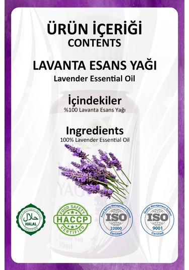 Lavanta Yağı Lavander Essential Oil 10 Ml.