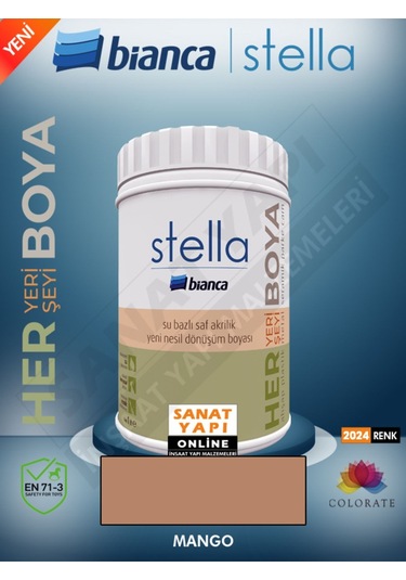 Stella Su Bazlı Akrilik Boya Mango Diğer