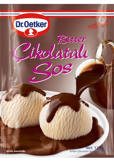 Dr. Oetker Bitter Çikolatalı Sos 122 Gr X 6 Adet