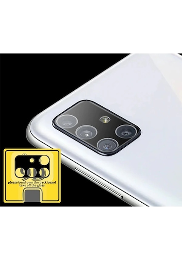 Ally Sm Galaxy A51 Hd 3d Full Tempered Cam Kamera Koruyucu- 5775
