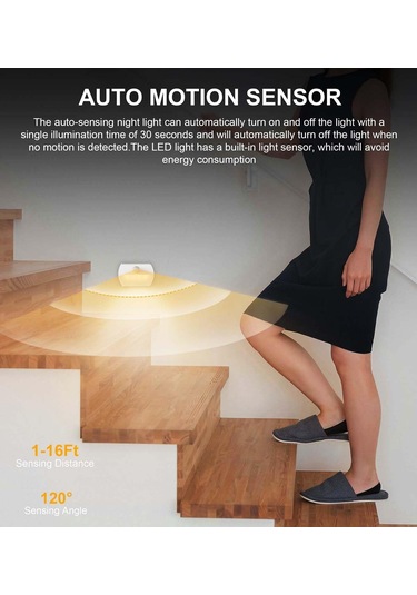 Hareket Sensörü Işık Dimmable, Kablosuz Şarj Edilebilir Mini Led Gece Işık Ayarlanabilir Aydınlatma Renk Renkli Işık