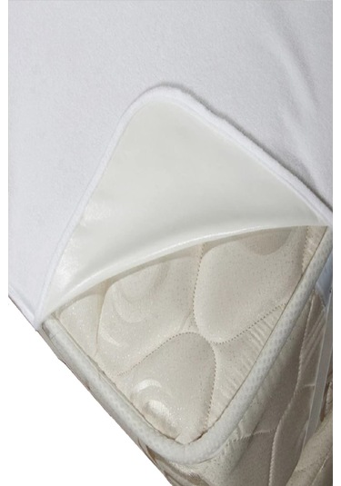 Divanev Battal Çift Kişilik 200x200 Cm Pamuk Kumaş Köşe Lastikli Alez Sıvı Geçirmez Pamuk Alez Beyaz