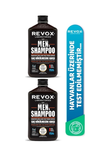 Revox Men Saç Dökülmesine Karşı Şampuan 2 x 400 ML