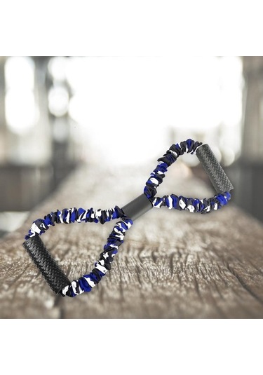 Maoyaya Dolıty 1 Adet Direnç Bantları Elastik Bant Spor Salonu Mavi Bilezik Formatında Mavi