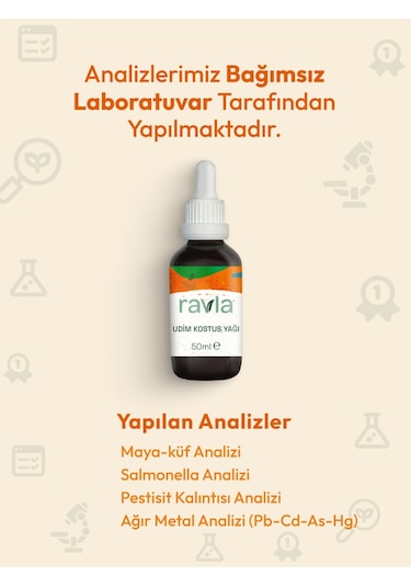 Ravla Udim Kostus Yağı - 50ml 50 ML