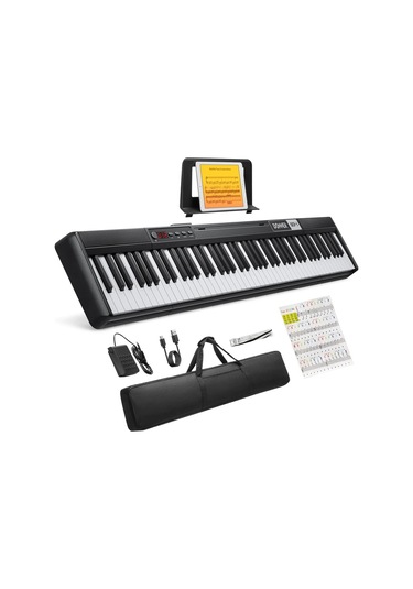 Donner Dep-1 Taşınabilir Dijital Piyano Siyah