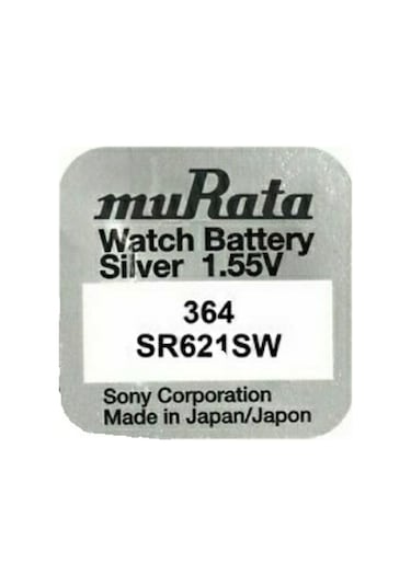 Murata 364 SR621SW Saat Pili 10'lu