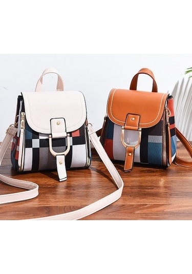 Luckydog Tfz 959 Kadın Sırt Çantası Beyaz, Pembe Renk Beyaz