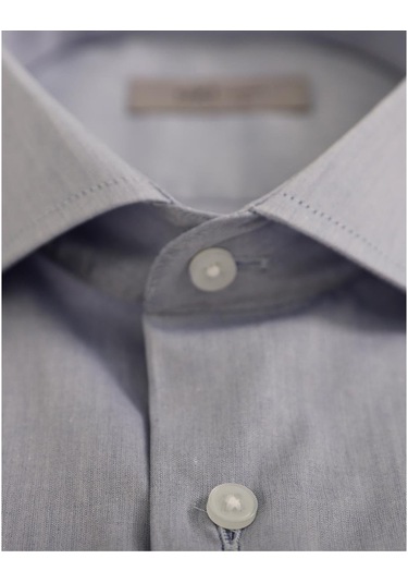 Uki Koyu Mavi Comfort Fit Uzun Kol Gömlek Koyu Mavi