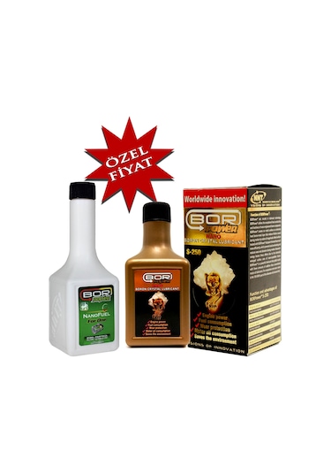 Bor Power S Gold 250 ml Dizel Partikül Filtre Temizleyici 200 Ml