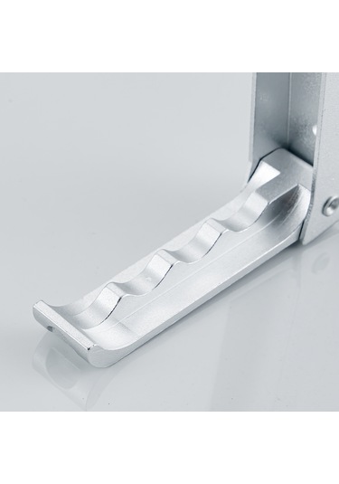 Suntek Alüminyum Bornoz Askı Kancası Dayanıklı Duvara Monteli Elbise Askısı Gümüş 3 Adet Çok Renkli