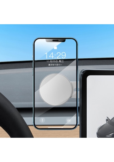 Mufunye 90 Döndürülebilir Alüminyum Alaşımlı Araba Manyetik Telefon Tutucu: Pratik Montaj Ve Kolay Kullanım