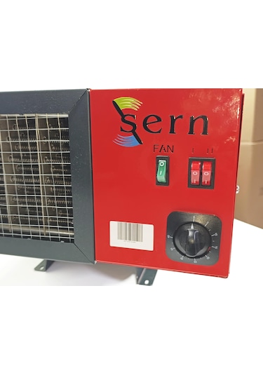Sern Fı 30 Elektrikli Fanlı Isıtıcı 30kw 380v 2 Kademeli Termostatlı