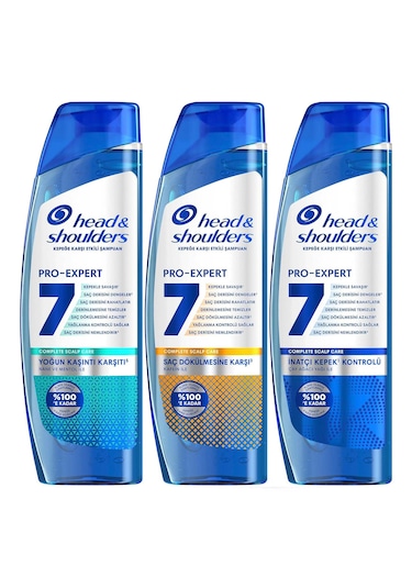 Head And Shoulders Pro Expert 7 3x300ml Avantaj Seti Kepekli