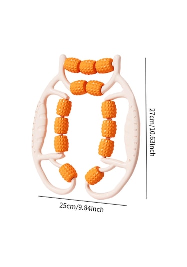 Suntek Taşınabilir 13 Tekerlekli Bacak Masaj Silindiri Turuncu Turuncu