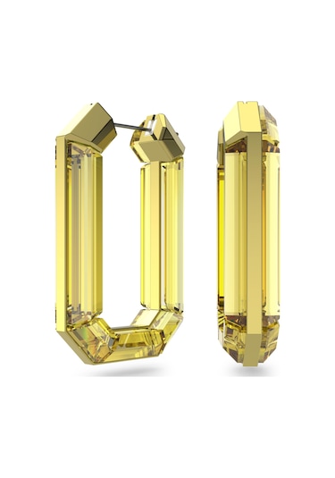 5633954 Swarovski Küpe Lucent:Pe Hoop Octagon Ltop/Alu Gümüş