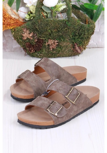 Pierre Cardin Stock Hastane Havuz Deniz Plaj Erkek Terlik 867800000726 50 Vizon Vizon