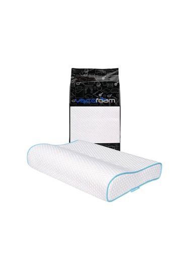 Viscofoam Boyun Destekli Ortopedik Yastık Visco Yastık 57x37x10-7cm