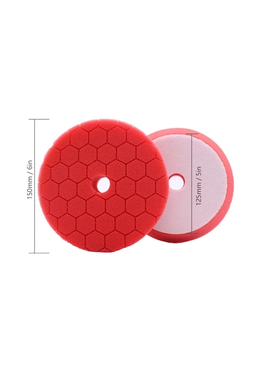 Fosenze 6 Parça Sünger Polisaj Pedi Seti - 150mm Cila Ve Parlatma İçin Premium Kalite