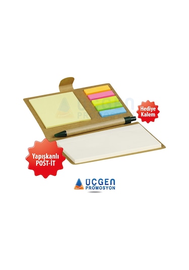 Yapışkanlı Not Defteri | 3 Adet Alımlara 1 Adet !