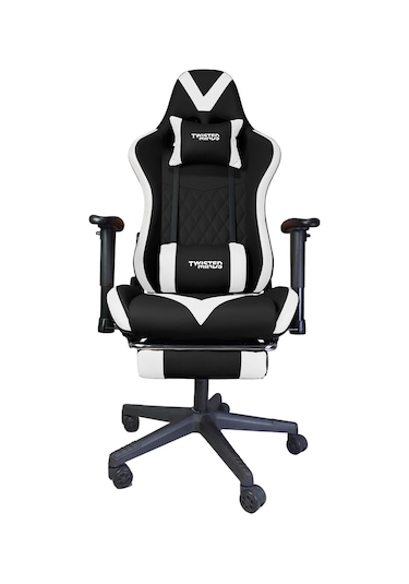 Twisted Minds Comfort E-Spor Oyuncu Koltuğu - Beyaz / Siyah