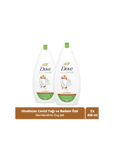 Nemlendirici Duş Jeli Hindistan Cevizi Yağı Ve Badem Özü 450 Ml X2 Diğer