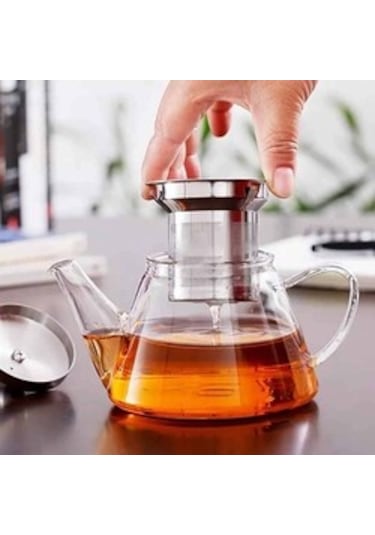 EPİNOX BOROSİLİKAT CAM DEMLİK V MODELİ (*VD-500)