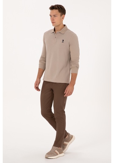 U.s. Polo Assn. Erkek Coconut Pantolon Kanvas-chino 50316835-vr153 Coconut