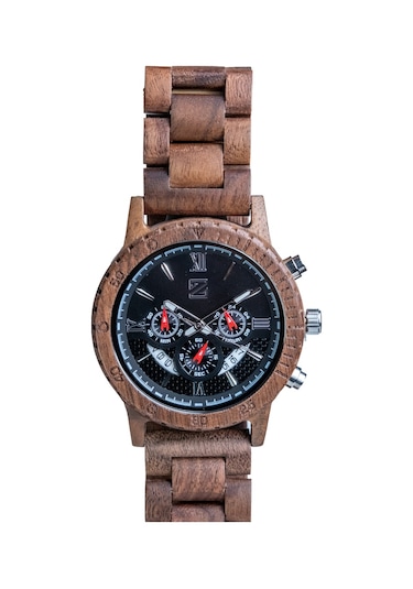Zebrino Zbr-gr-dd Deepdark Ahşap Erkek Kol Saati 45 Mm
