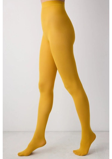 Penti Mıcro40 113 Safran Parlak İnce Külotlu Çorap Safran