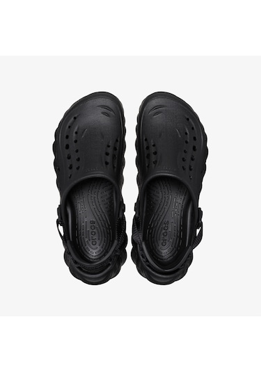 Crocs Echo Unisex Siyah Terlik Düz 207937 Siyah