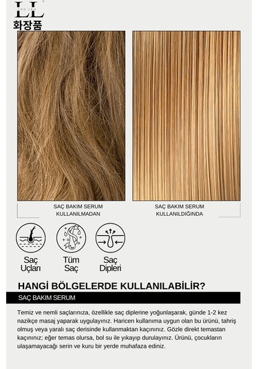 Lau Lau Dökülme Karşıtı Güçlendirici ve Besleyici Saç Bakım Serumu 50 ML