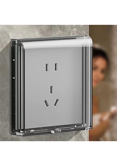 Homyl Soket Su Geçirmez Kutu Ev Geliştirme Balkon Mutfak Siyah