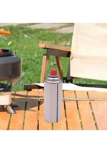 Pazly Gaz Tankı Kapağı Kamp Barbeküsü Açık Hava Beyaz Beyaz